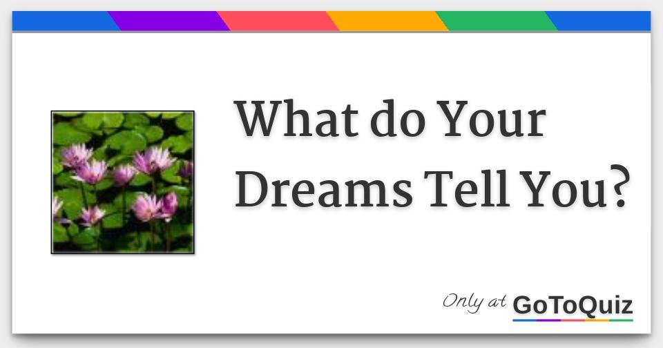 Does Dreams Tell You Something? Unlocking the Subconscious Mind